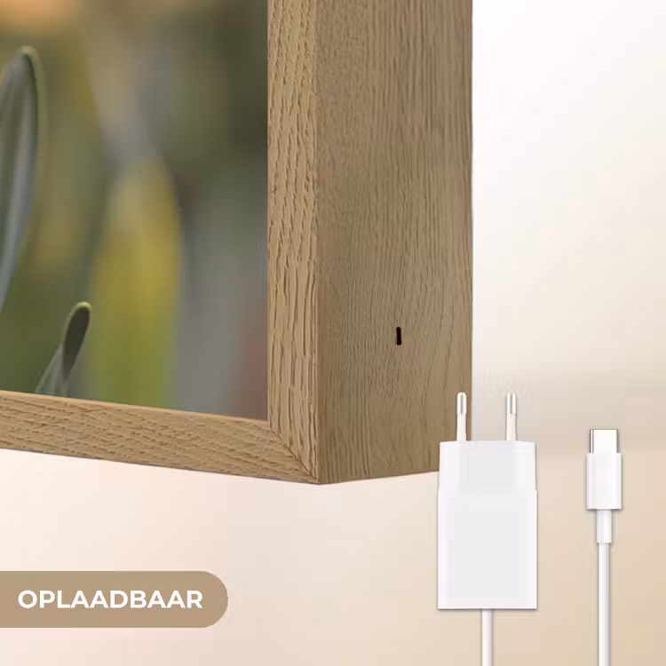 Lightbox - Wandlamp - Bloemen - Geel - Wazig — 6