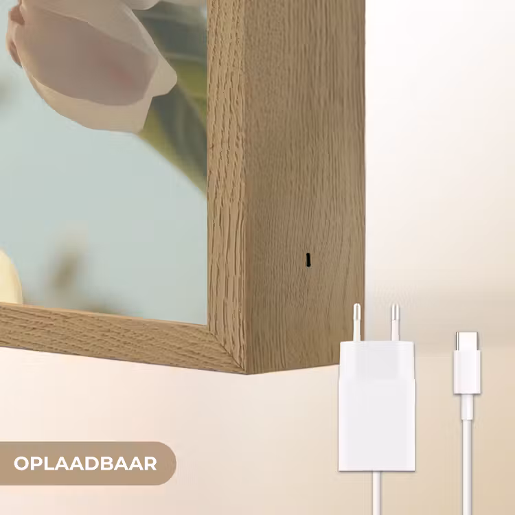 Lightbox - Wandlamp - Bloesems - Wit - Zonnestralen - Bloemblaadjes — 6