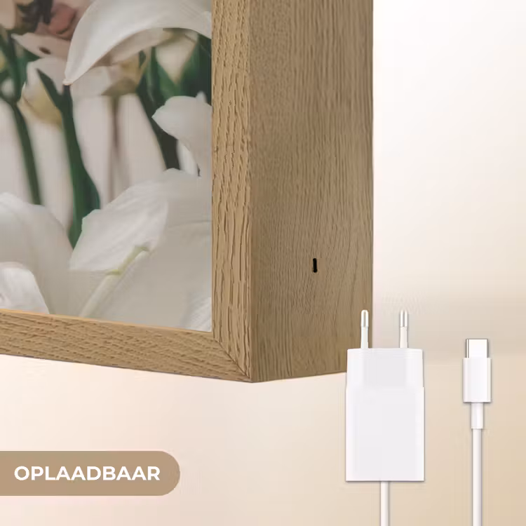 Lightbox - Wandlamp - Lelies - Boekte - Wit - Meeldraden — 7