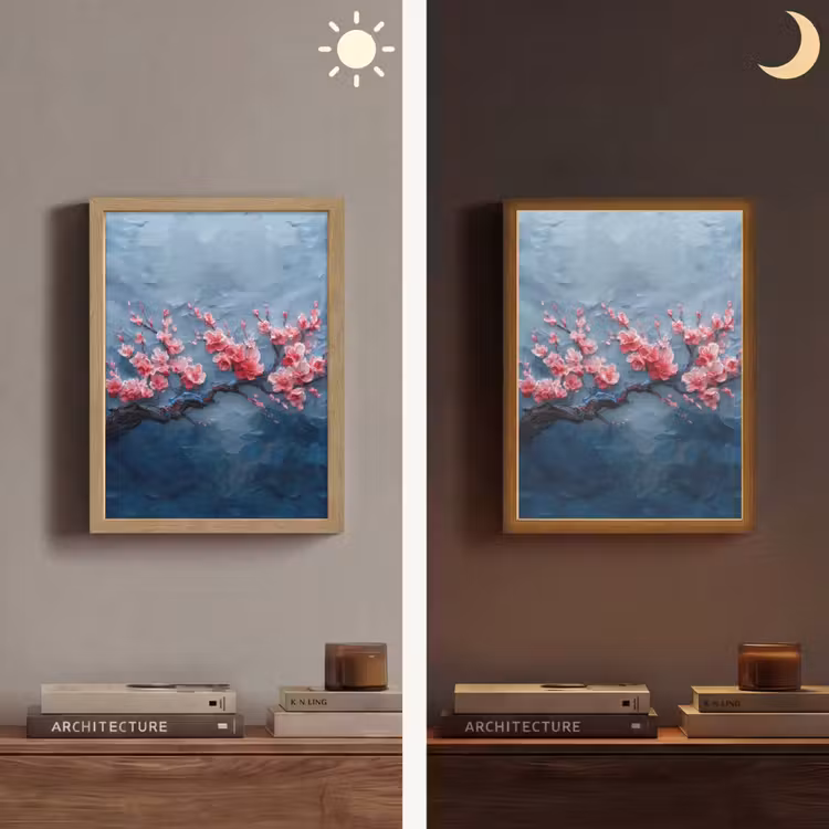 Lightbox - Wandlamp - Bloesem - Bloem - Roze - Tak — 5