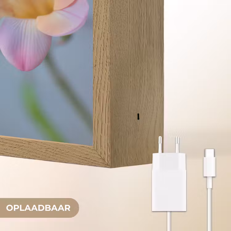 Lightbox - Wandlamp - Bloemen - Paars - Overloop - Meeldraden — 6