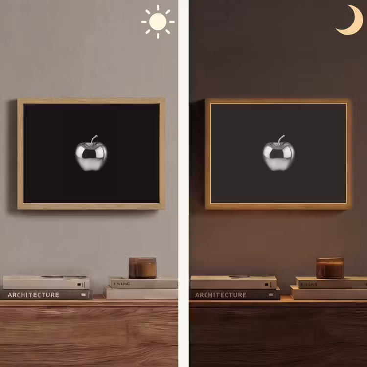 Lightbox - Wandlamp - Appel - Metallic - Symmetrisch — 6
