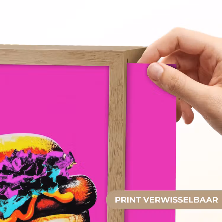 Lightbox - Wandlamp - Hotdog - Roze - Retro — 5