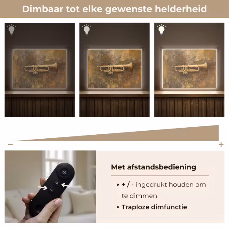 Lightbox - Wandlamp - Trompet - Geel - Muzikaal — 9