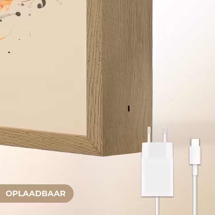 Lightbox - Wandlamp - Koptelefoon - Oranje - Explosief — 6