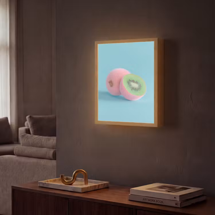 Lightbox - Wandlamp - Kiwi - Blauw - Surrealistisch — 2