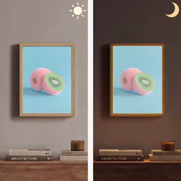 Lightbox - Wandlamp - Kiwi - Blauw - Surrealistisch — 5