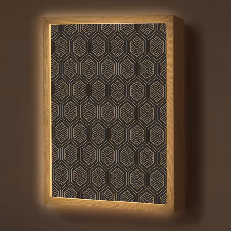 Lightbox - Wandlamp - Goud - Zwart - Tunnel — 1