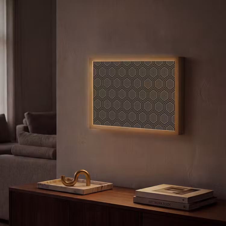 Lightbox - Wandlamp - Goud - Zwart - Tunnel — 2