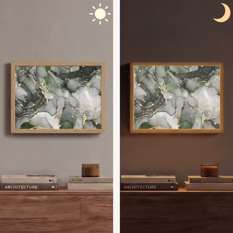 Lightbox - Wandlamp - Luxe - Marmer - Groen — 6
