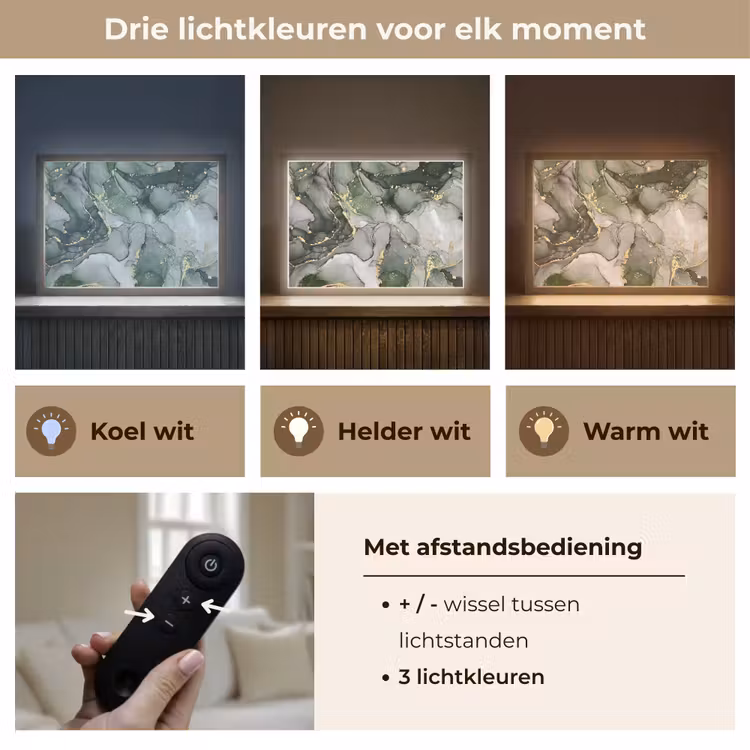 Lightbox - Wandlamp - Luxe - Marmer - Groen — 8