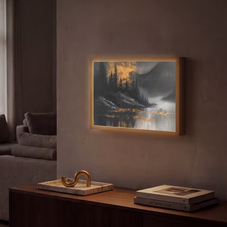 Lightbox - Wandlamp - Natuur - Abstract - Landschap - Modern — 2