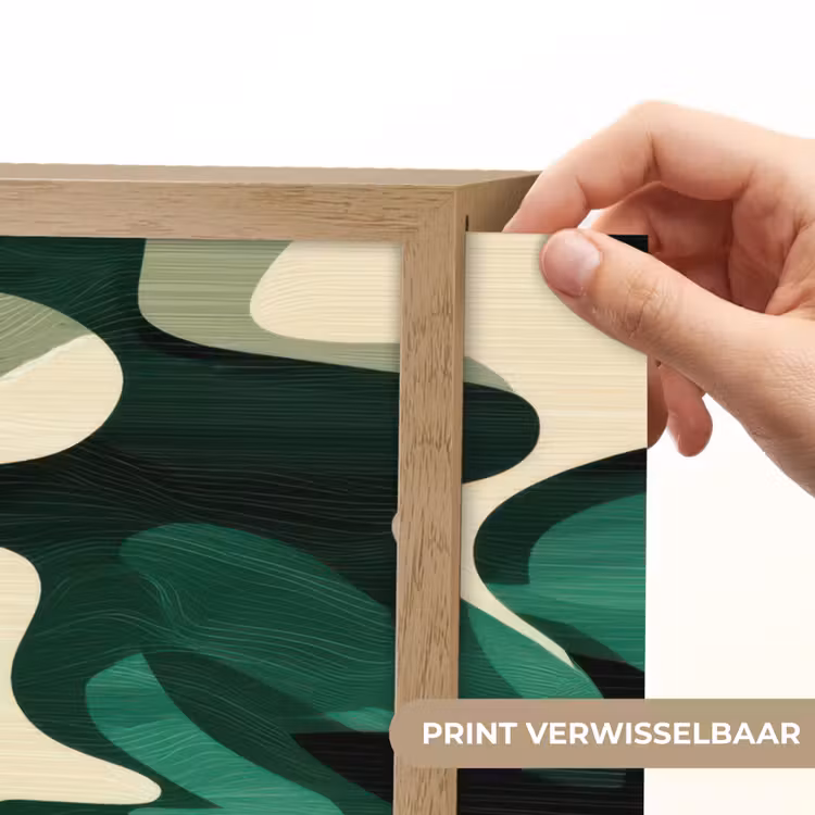 Lightbox - Wandlamp - Abstract - Camouflage - Groen — 5