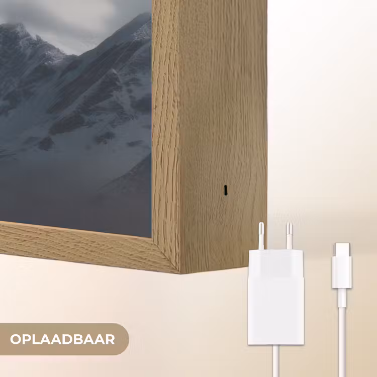 Lightbox - Wandlamp - Sneeuw - Berg - Wolken — 7