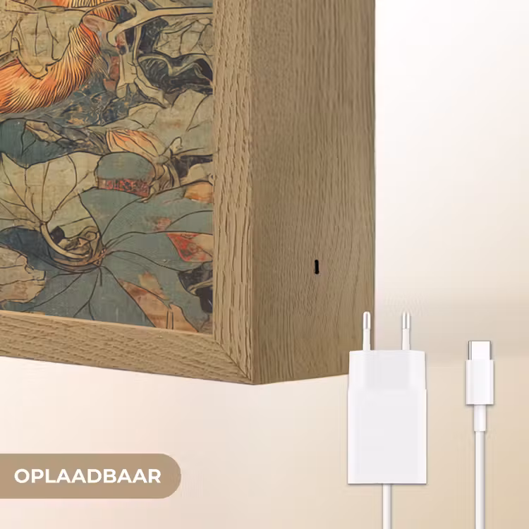Lightbox - Wandlamp - Kat - Sierlijk - Bloemen — 6
