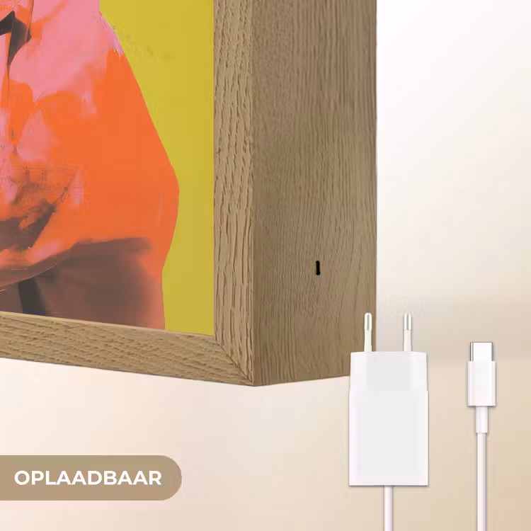 Lightbox - Wandlamp - Retro - Vrouw - Kopje - Vlinders — 6