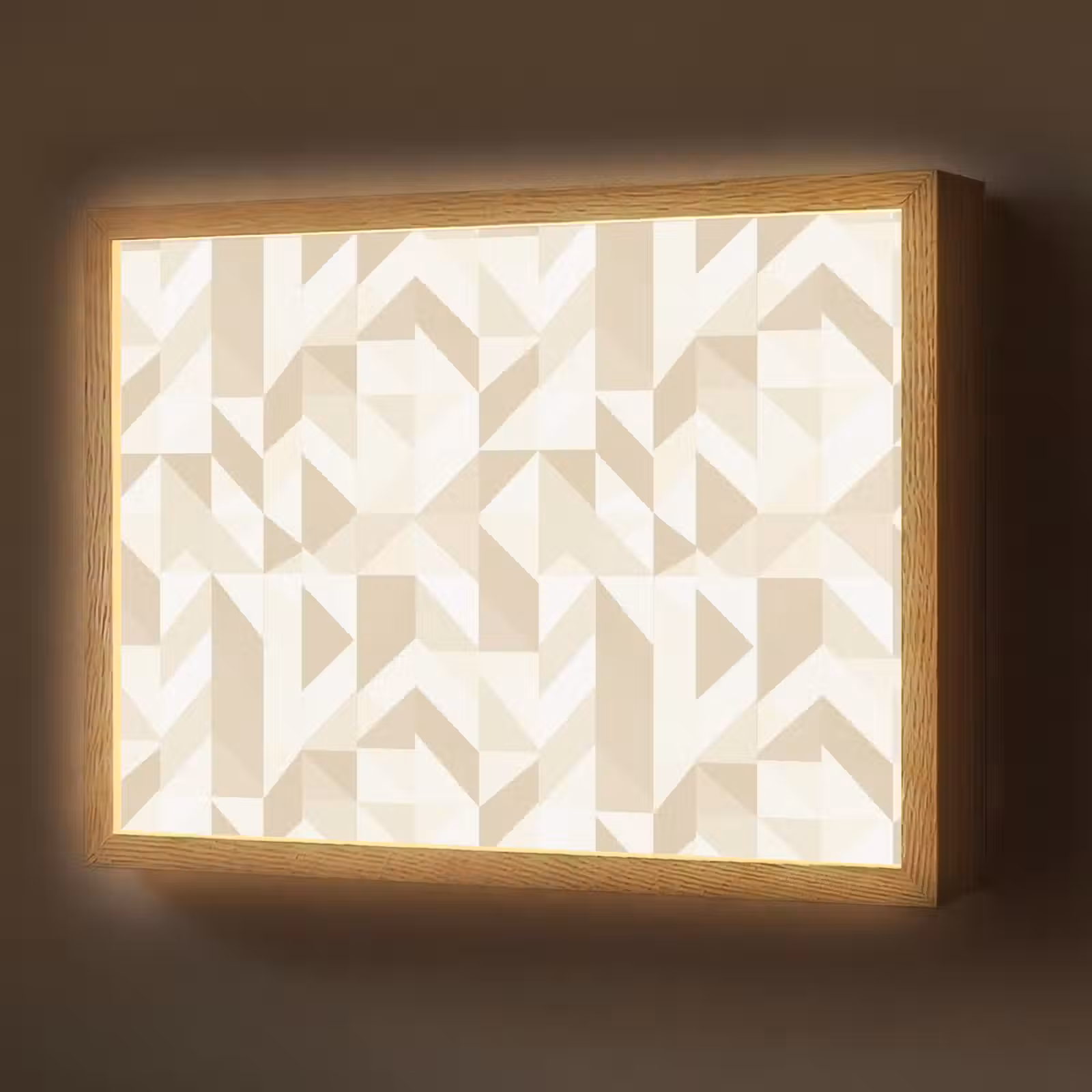 Lightbox - Wandlamp - Modern - Abstract - Beige — 1