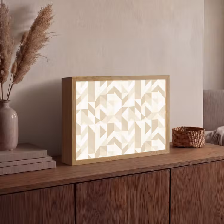 Lightbox - Wandlamp - Modern - Abstract - Beige — 4