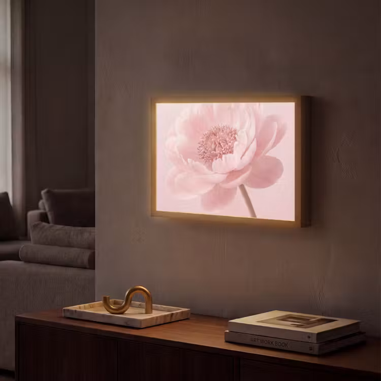 Lightbox - Wandlamp - Bloem - Pioenroos - Roze — 2