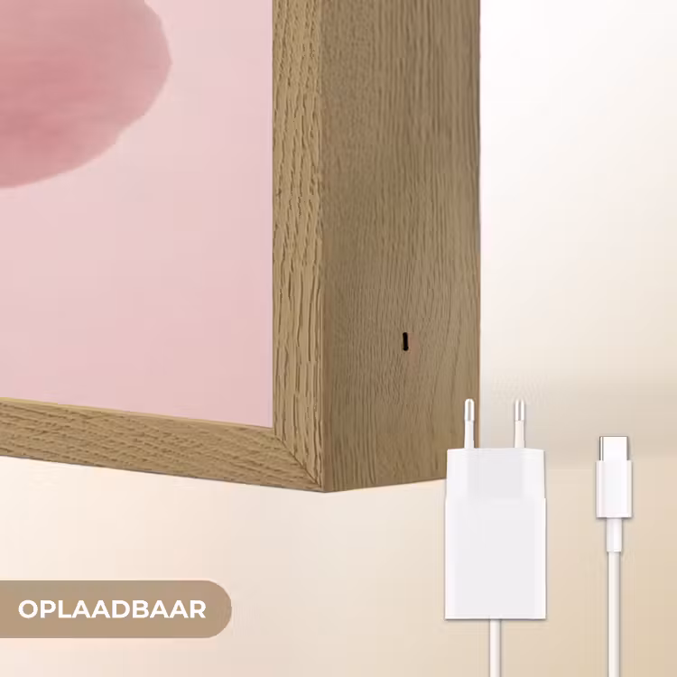 Lightbox - Wandlamp - Bloem - Pioenroos - Roze — 7