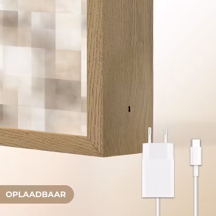 Lightbox - Wandlamp - Textuur - Linnen - Beige — 7