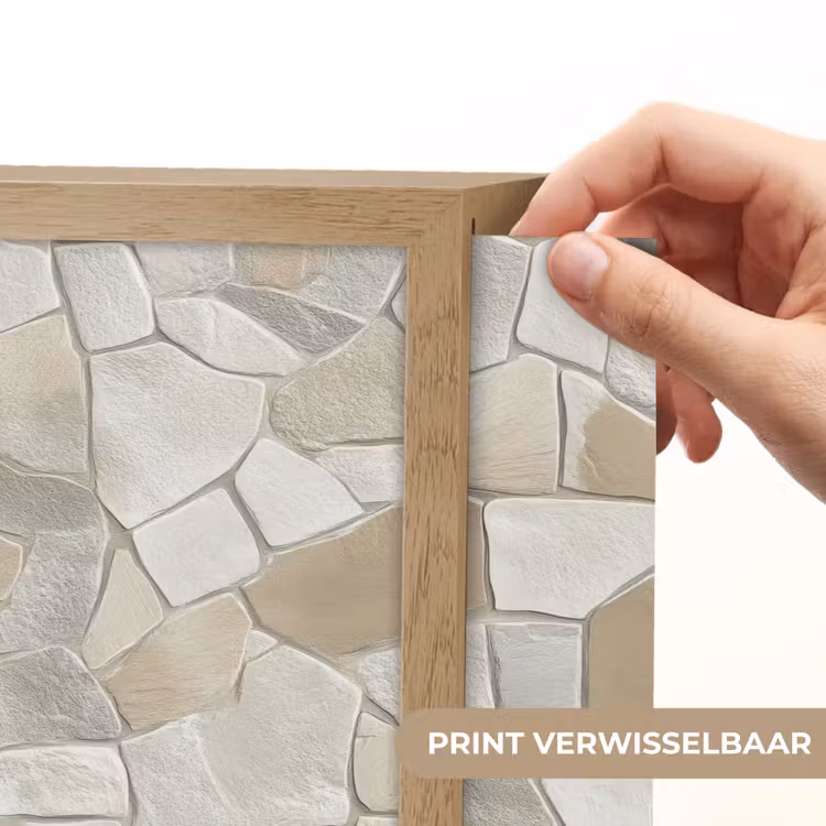 Lightbox - Wandlamp - Mozaïek - Stenen - Beige — 5