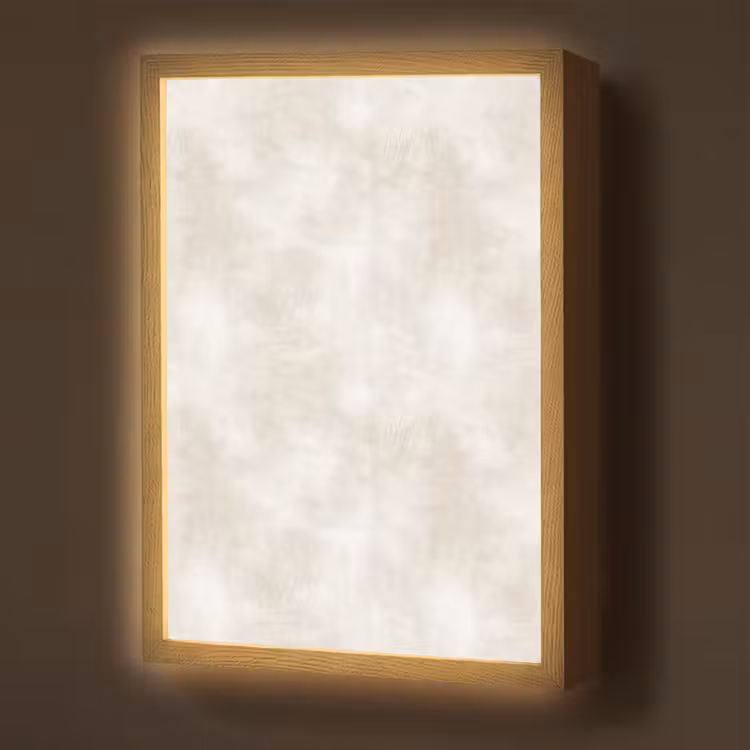 Lightbox - Wandlamp - Subtiel - Structuur - Beige — 1