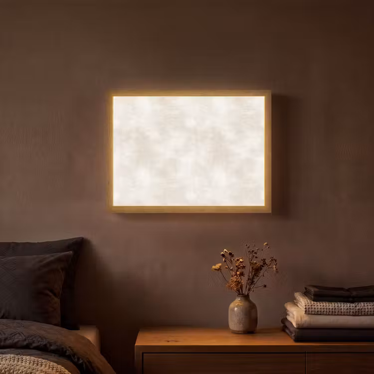 Lightbox - Wandlamp - Subtiel - Structuur - Beige — 3