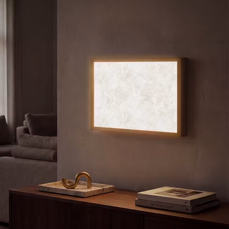 Lightbox - Wandlamp - Beige - Marmer - Aders — 2