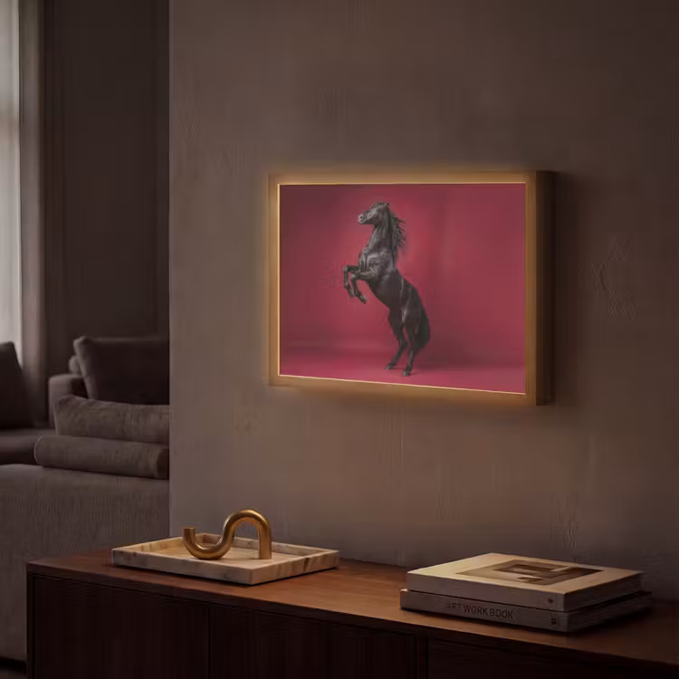 Lightbox - Wandlamp - Hengst - Steigert - Rood — 2