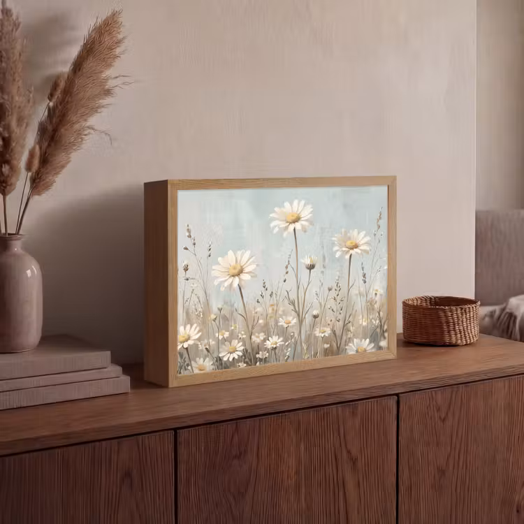 Lightbox - Wandlamp - Madelief - Illustratie - Wit — 4