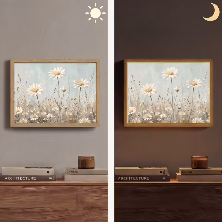 Lightbox - Wandlamp - Madelief - Illustratie - Wit — 6