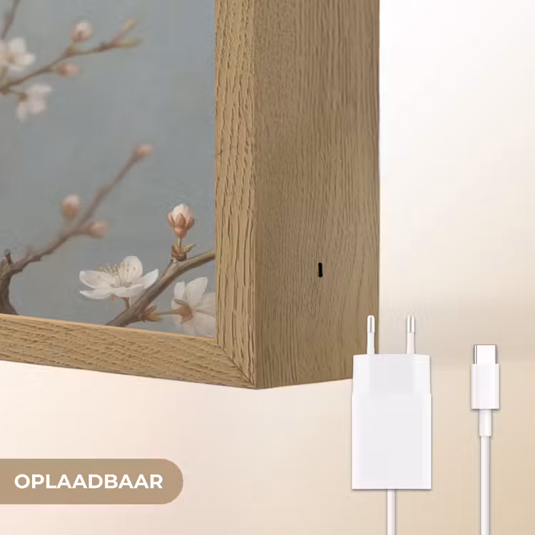 Lightbox - Wandlamp - Botanisch - Stilleven - Blauw — 7