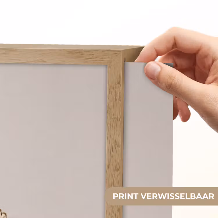 Lightbox - Wandlamp - Papaverbollen - Droogbloemen - Minimalistisch - Beige - Rustig — 5