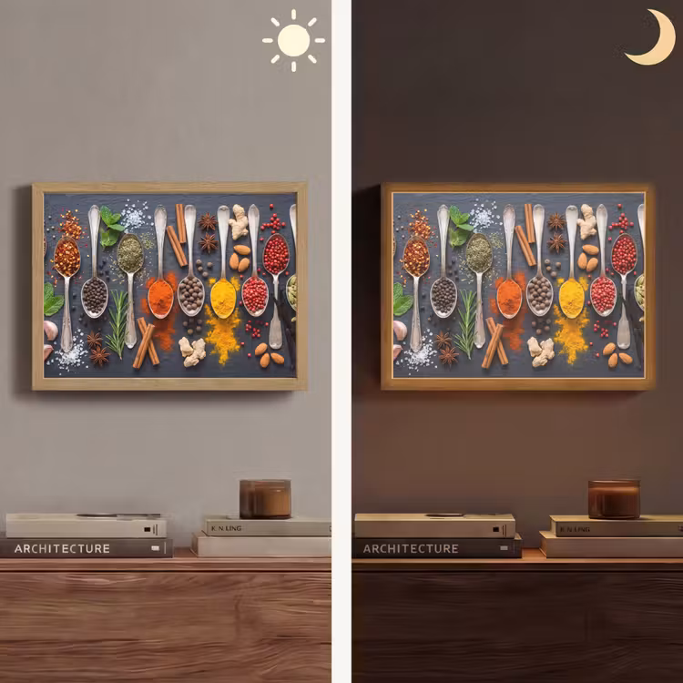 Lightbox - Wandlamp - Kruiden - Lepels - Culinair - Kleurrijk - Sfeervol — 6