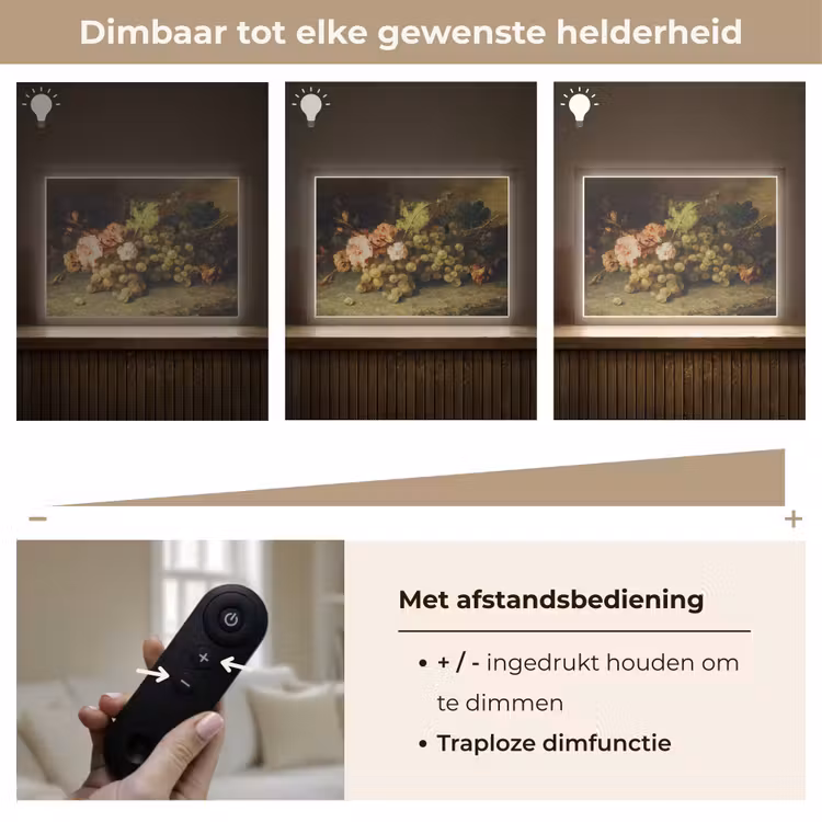 Lightbox - Wandlamp - Fruit - Stilleven met druiven - Oude meesters — 9