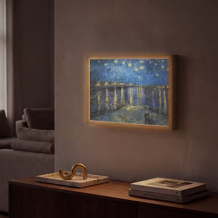 Lightbox - Wandlamp - Van Gogh - Brug - Oude meesters — 2