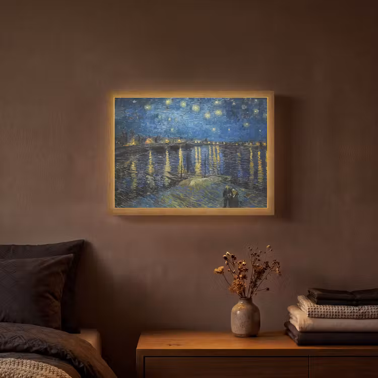 Lightbox - Wandlamp - Van Gogh - Brug - Oude meesters — 3