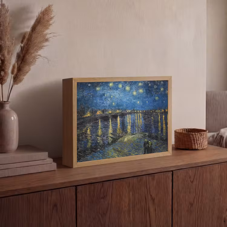 Lightbox - Wandlamp - Van Gogh - Brug - Oude meesters — 4