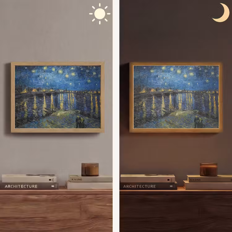 Lightbox - Wandlamp - Van Gogh - Brug - Oude meesters — 6