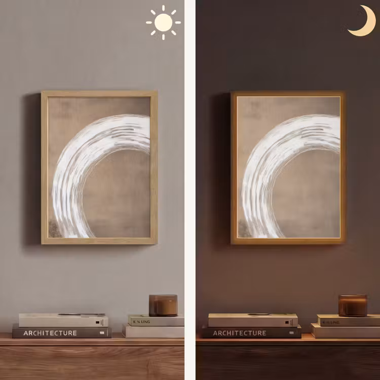 Lightbox - Wandlamp - Verf - Bruin - Japandi — 5