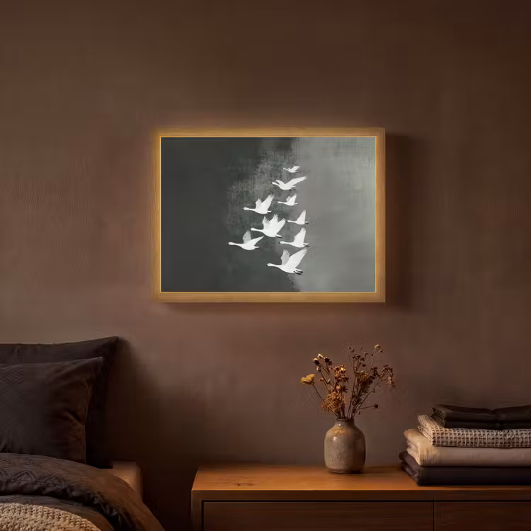 Lightbox - Wandlamp - Vogel - Japandi - Groen — 3