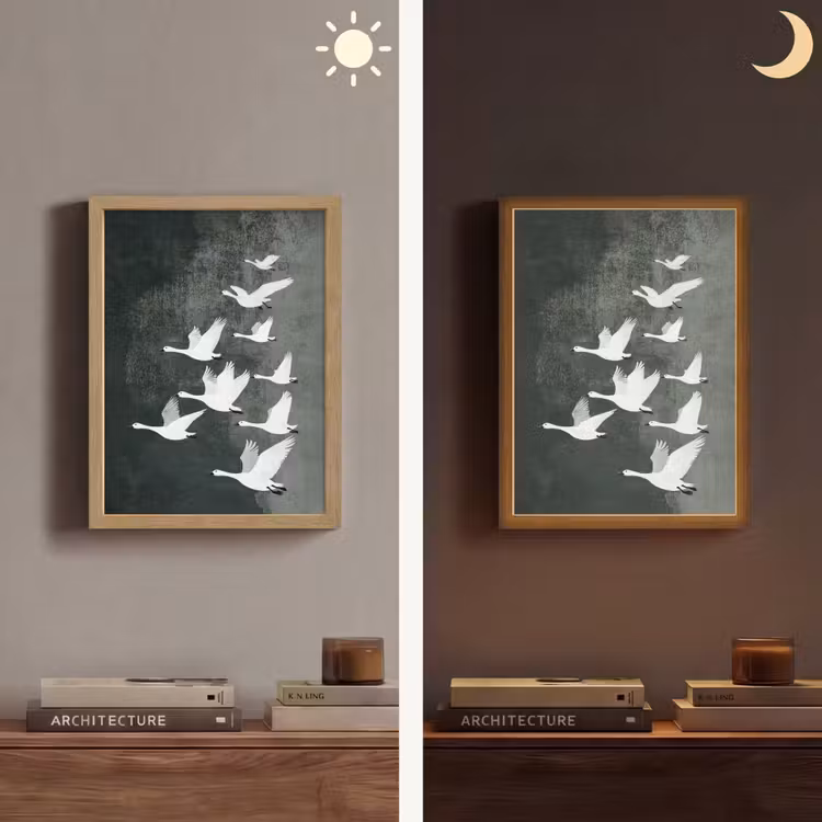 Lightbox - Wandlamp - Vogel - Japandi - Groen — 5
