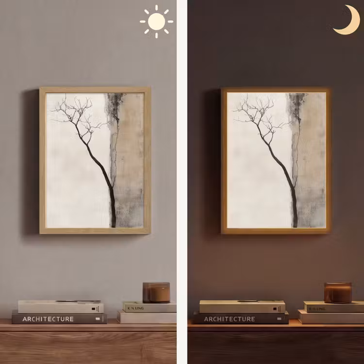 Lightbox - Wandlamp - Wabi sabi - Plant - Beige — 5