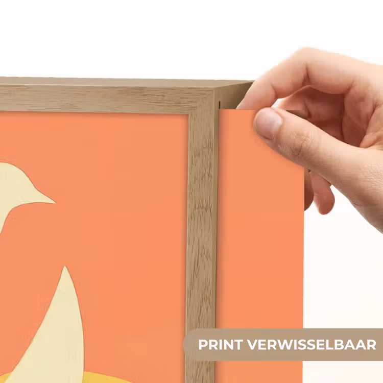 Lightbox - Wandlamp - Vogels - Cirkels - Geel — 5