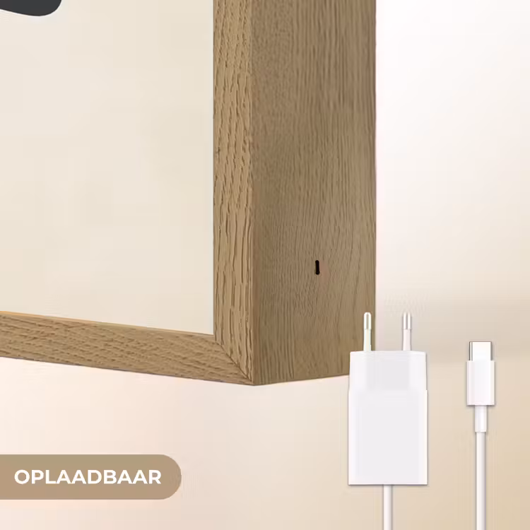 Lightbox - Wandlamp - Vrouw - Golven - Zwart — 6