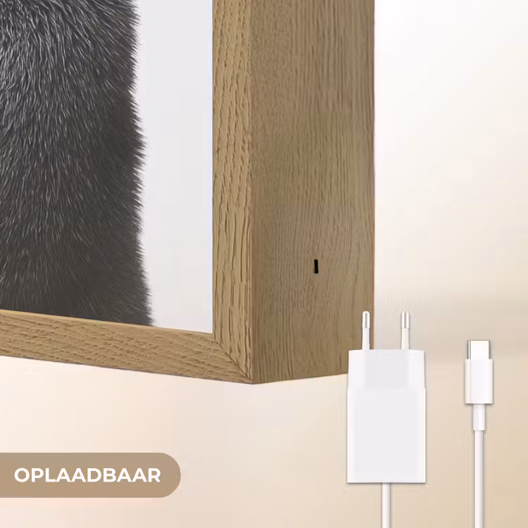 Lightbox - Wandlamp - Wijnfles - Otter - Zwart — 6