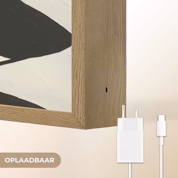 Lightbox - Wandlamp - Wolf - Bergen - Maan - Zwart — 6