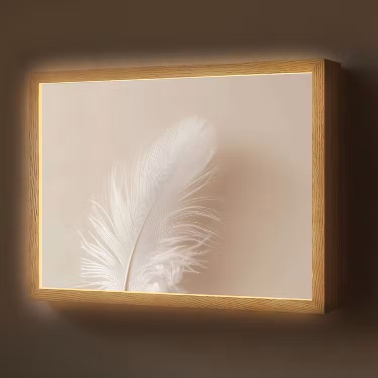 Lightbox - Wandlamp - Veer - Minimalistisch - Roze — 1