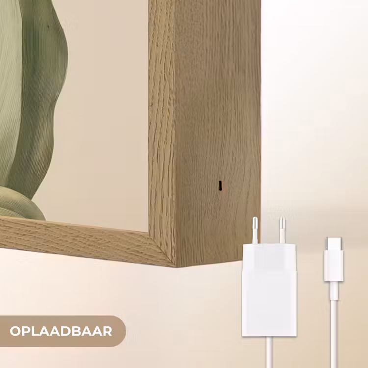 Lightbox - Wandlamp - Tulpen - Wit - Bladeren — 6